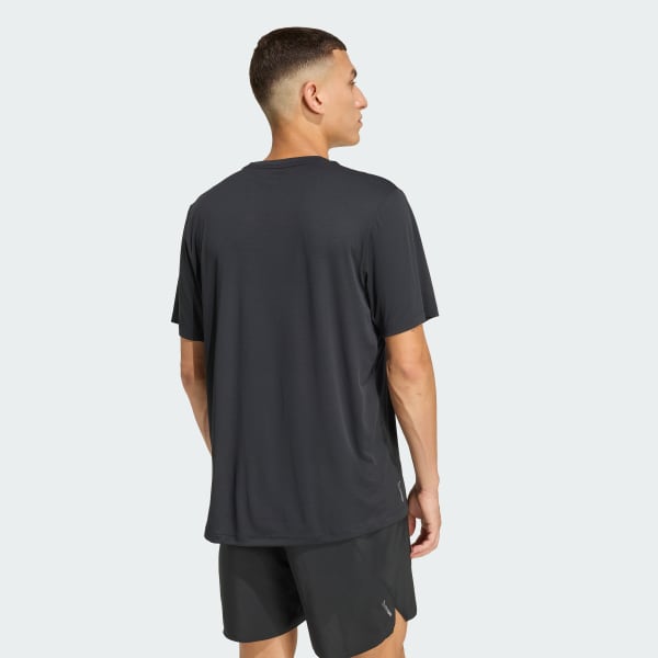 Hitam T-shirt Running adi365 Essentials