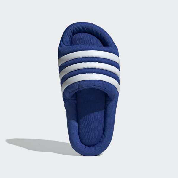 Adidas blue daily slippers on sale