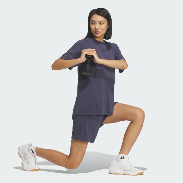 ブルー トレーニング エッセンシャルズ プラス ルーズフィット クールセンサー ミッド レギュラー レングス半袖Tシャツ