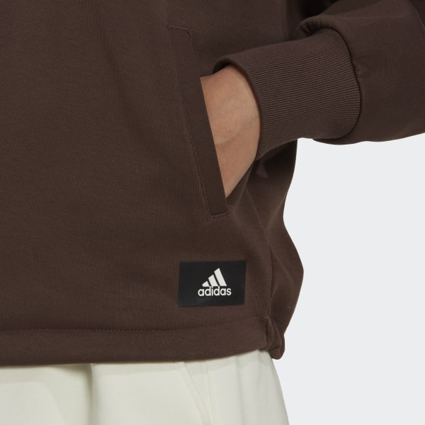 Brun Future Icons Badge of Sport Quarter-Zip Genser W6697