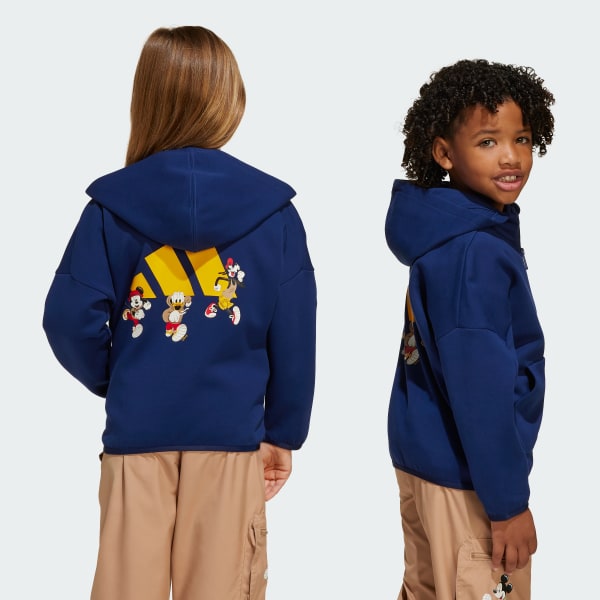 Blue ADIDAS DISNEY MICKEY MOUSE TRACK TOP