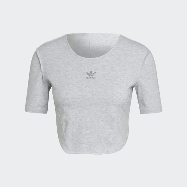 Grigio T-shirt Crop Loungewear VT069