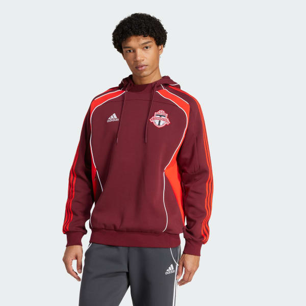 adidas Toronto FC UBP Travel Hoodie Burgundy Free Shipping - Main Image