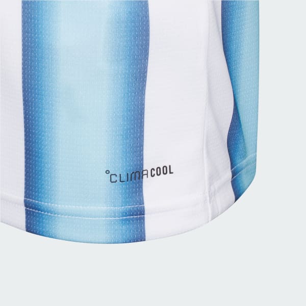 White Argentina 26 Home Alvarez Kids Jersey