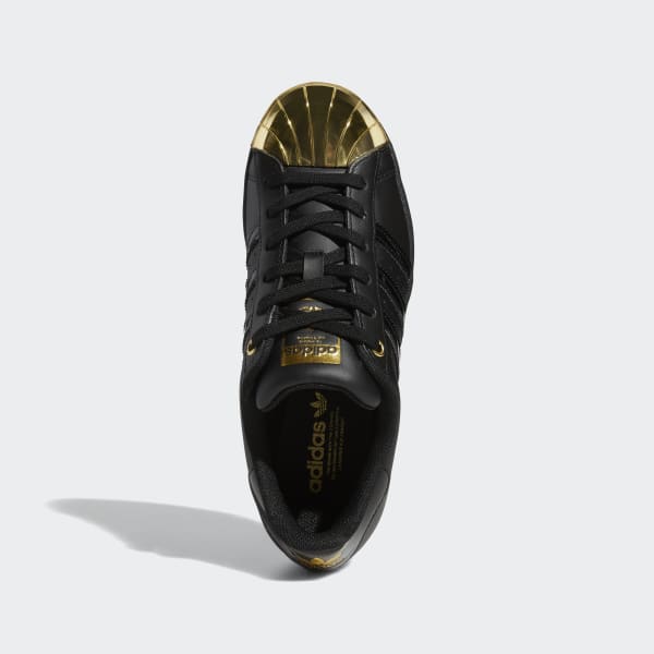 superstar metal toe Brun homme