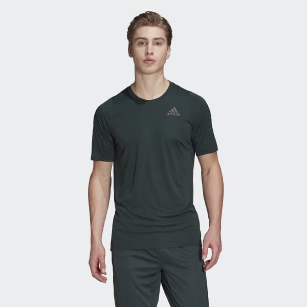 Verde T-shirt de Running Run Icons KS553