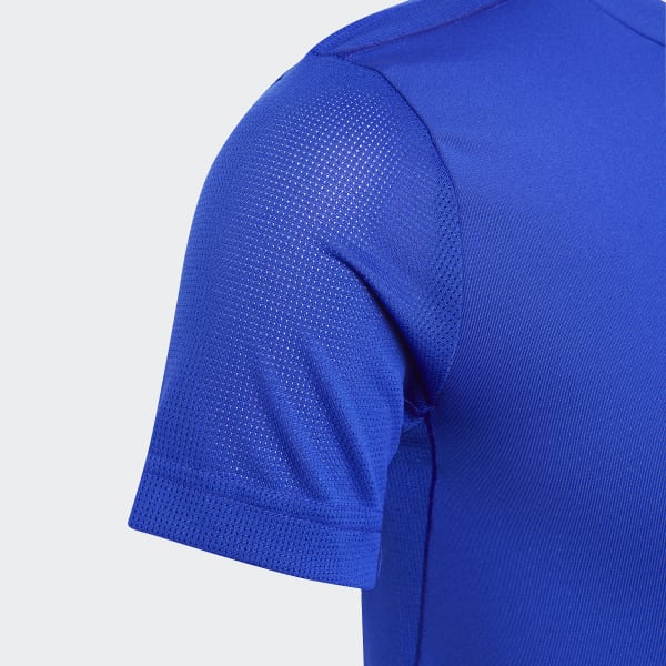 Niebieski Running AEROREADY 3-Stripes Tee