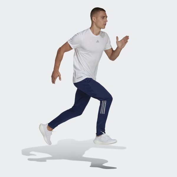 adidas Own the Run Astro Knit Pants - Blue | Free Shipping with adiClub ...