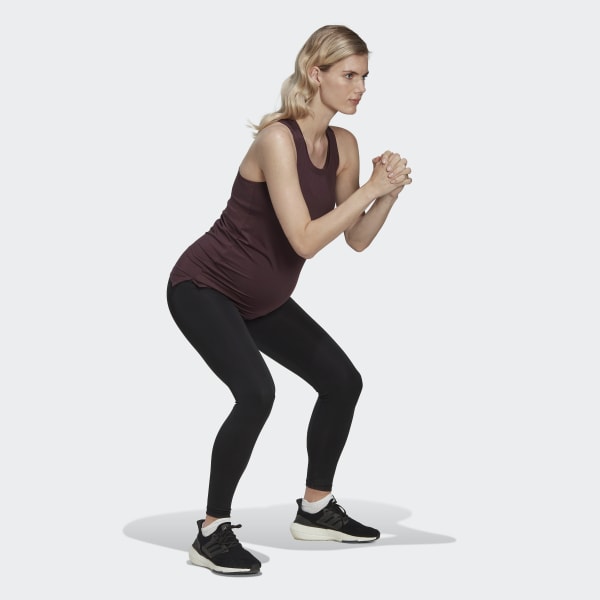 adidas Yoga 7/8 Leggings (Maternity) - Pink | adidas Canada