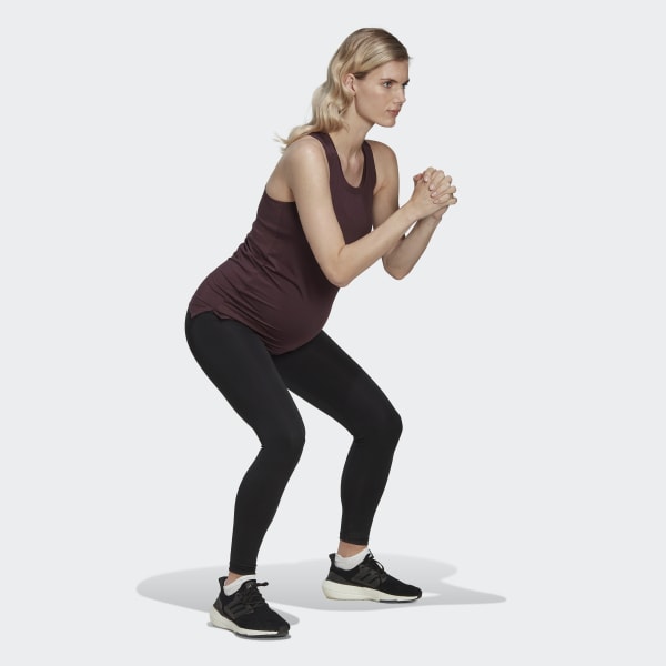 Black Training Essentials 7/8 Tights (Maternity) QA436