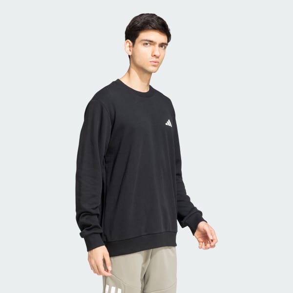 Black Crewneck Logo Sweatshirt