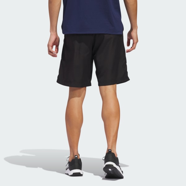 Preto Shorts Malha Colorblock Aeroready