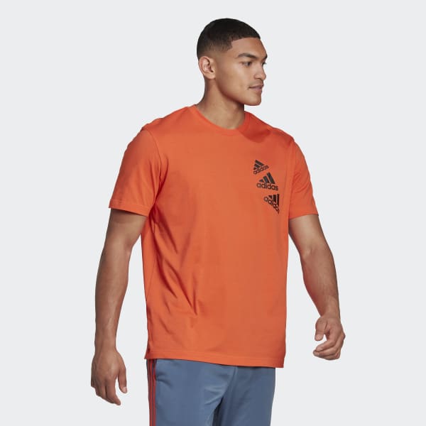Orange T-shirt Essentials BrandLove P5872