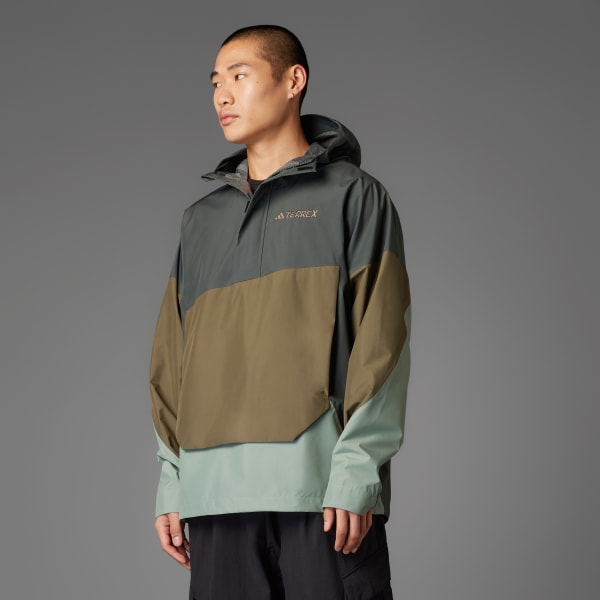 Grau Terrex Xploric 2.5L Climaproof Anorak