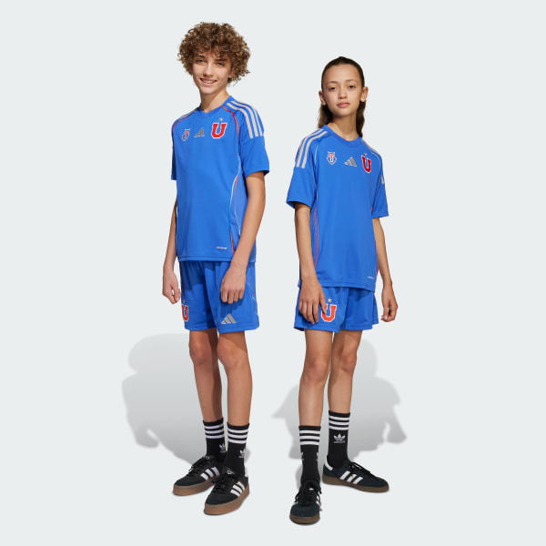 Azul Short Local Universidad de Chile 2025