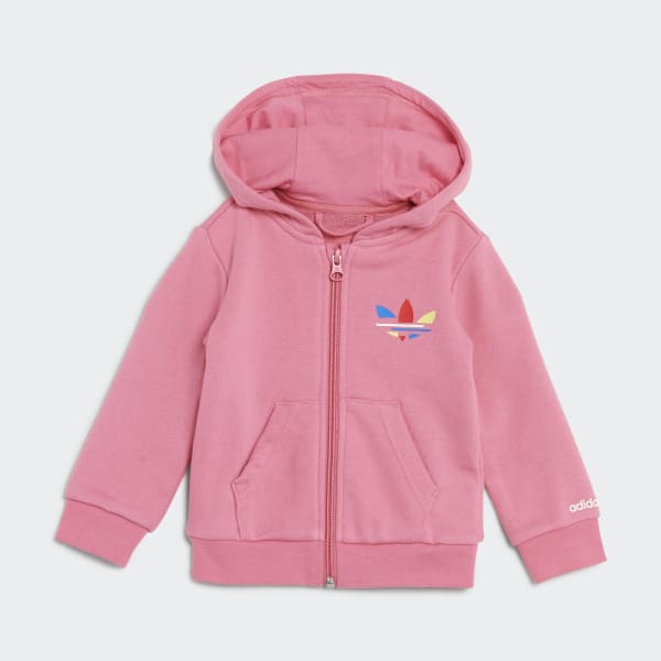Adidas hoodie cheap girl pink