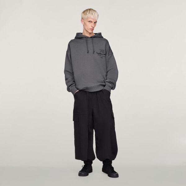 Gra Y-3 Graphic FT Huvtröja