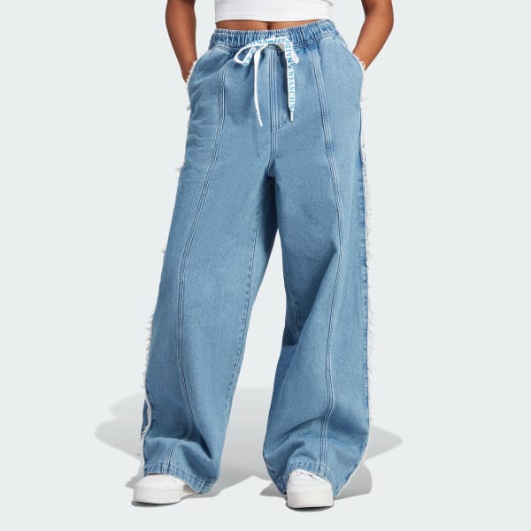 adidas Originals x KSENIASCHNAIDER Denim Frayed Jeans - Multi