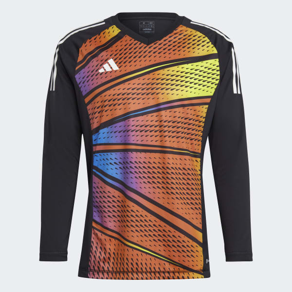 สีดำ เสื้อฟุตบอลแขนยาวพิมพ์ลาย Tiro 23 Pro