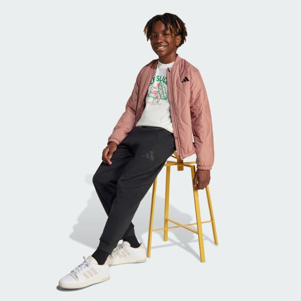 Blanco Camiseta Lounge Pizza Estampada Kids