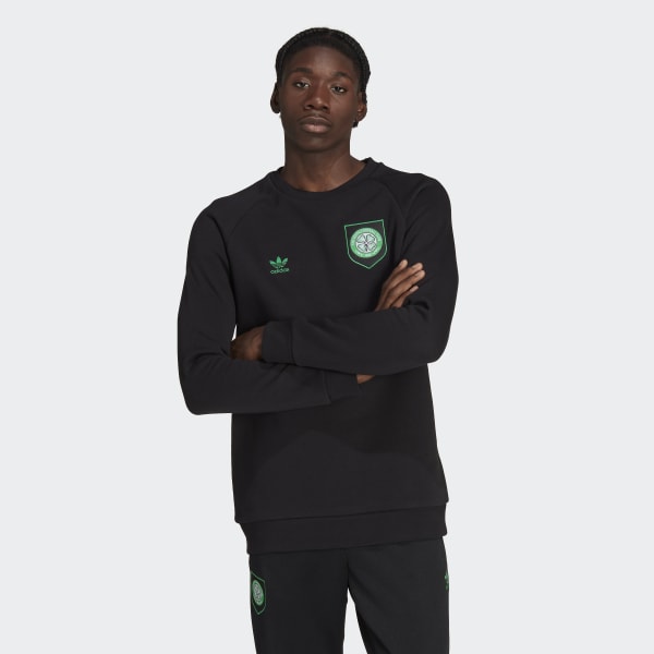 Sort Celtic FC Essentials Trefoil Crewneck Sweatshirt BUT00