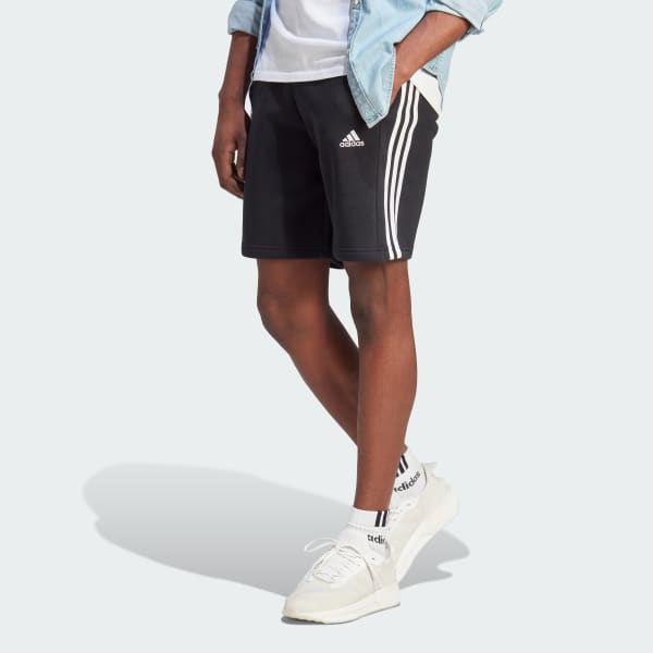 adidas Essentials Fleece 3-Stripes | US | adidas Shorts Men\'s Lifestyle - Black