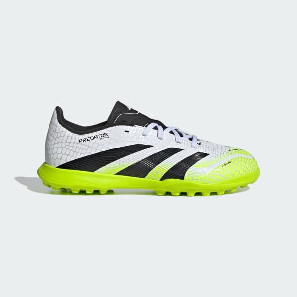 Blanco Zapatos de Fútbol Predator League Pasto Sintético Niños
