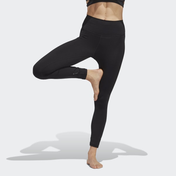 adidas Yoga Studio Wrapped 7/8 Leggings - Black