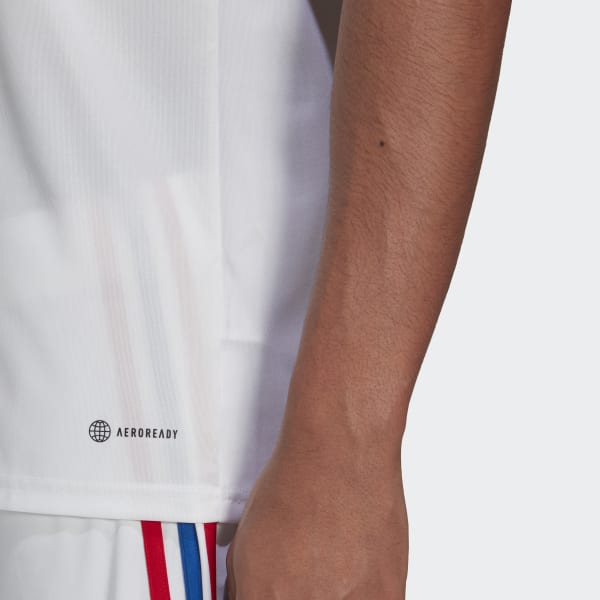 Branco Camisola Principal 22/23 do Olympique Lyonnais