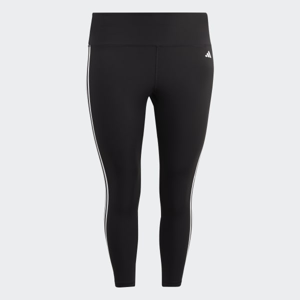 Sort Train Essentials 3-Stripes High-Waisted 7/8  Plus Size leggings