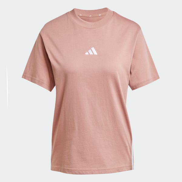 Hong Áo Thun Cotton 3 Sọc Essentials