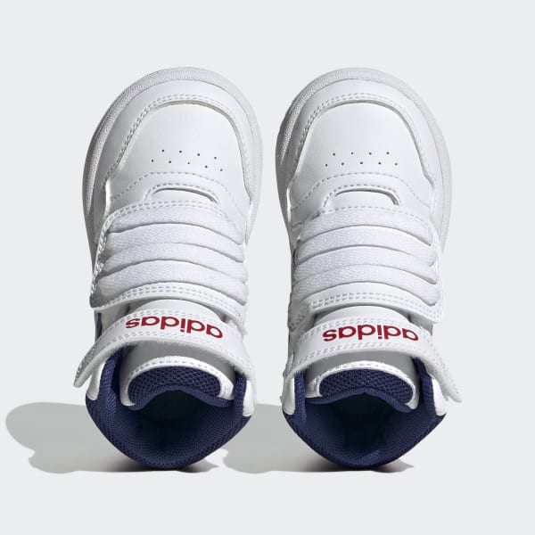 blanc Chaussure Hoops Mid