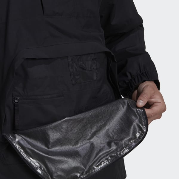 Schwarz Utilitas RAIN.RDY Anorak ZK532