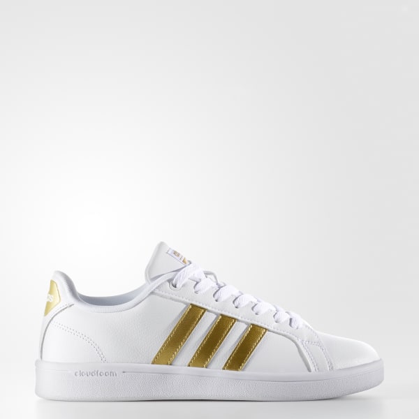 adidas cloudfoam advantage women's white