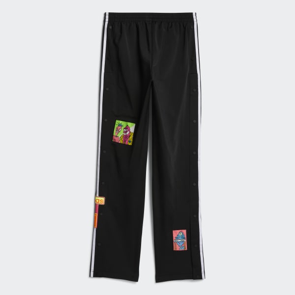 adidas Originals x Jeremy Scott wide leg track pants in all over print in  multi  ASOS