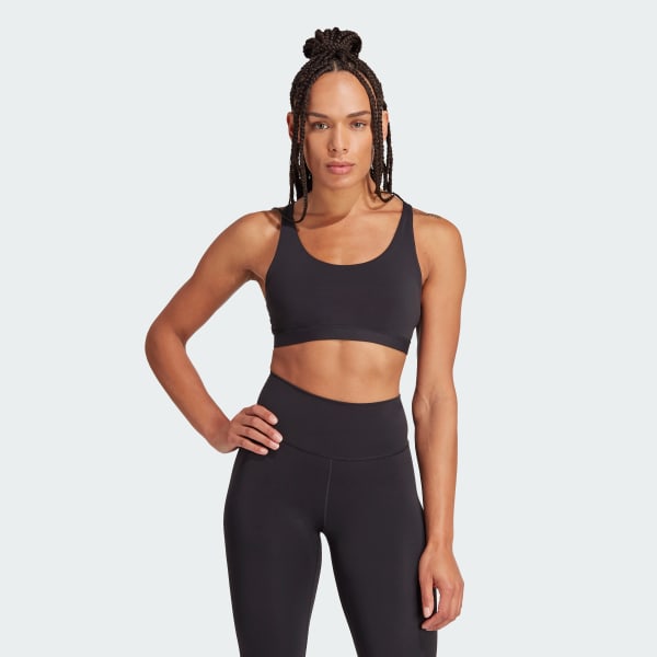 Đen Áo Bra Medium Support All Me