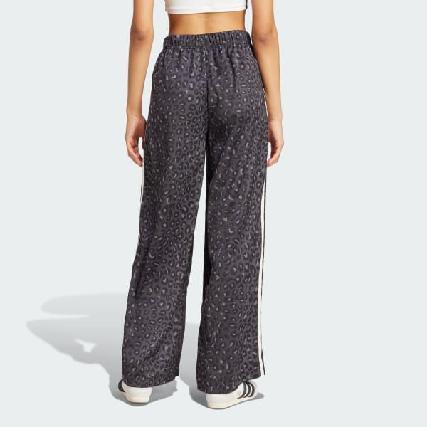 vícebarevná Kalhoty adidas Originals Wide Leg Satin