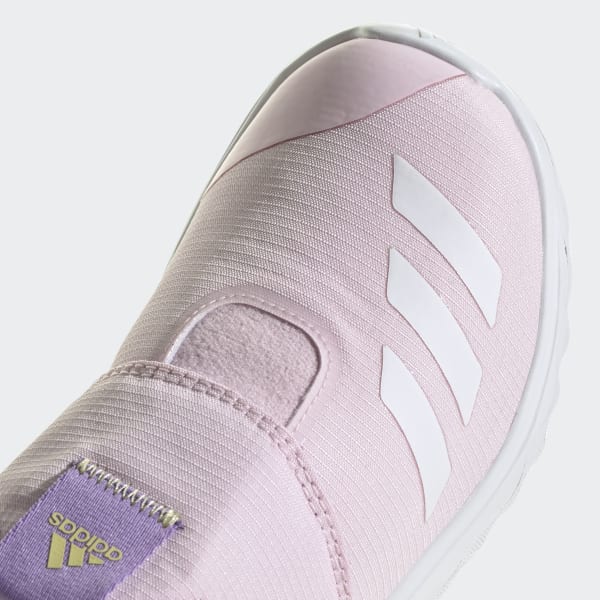 Pink adidas slip on hot sale