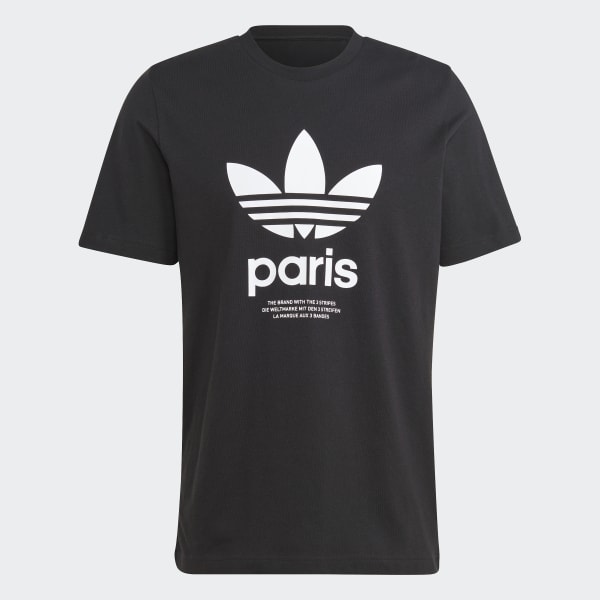 Zwart Icone Paris City Originals T-shirt