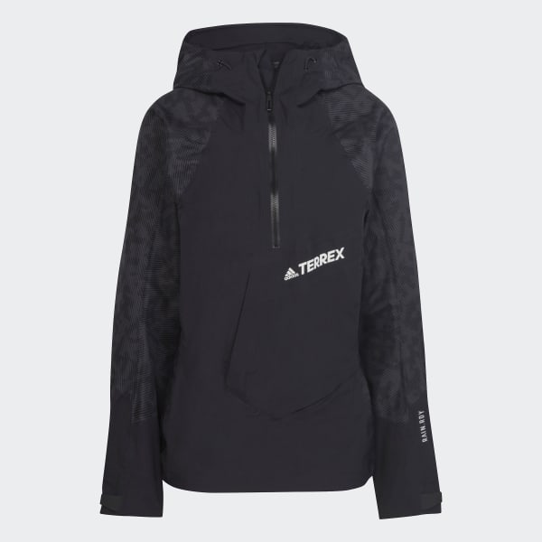Svart Terrex Techrock RAIN.RDY Anorak