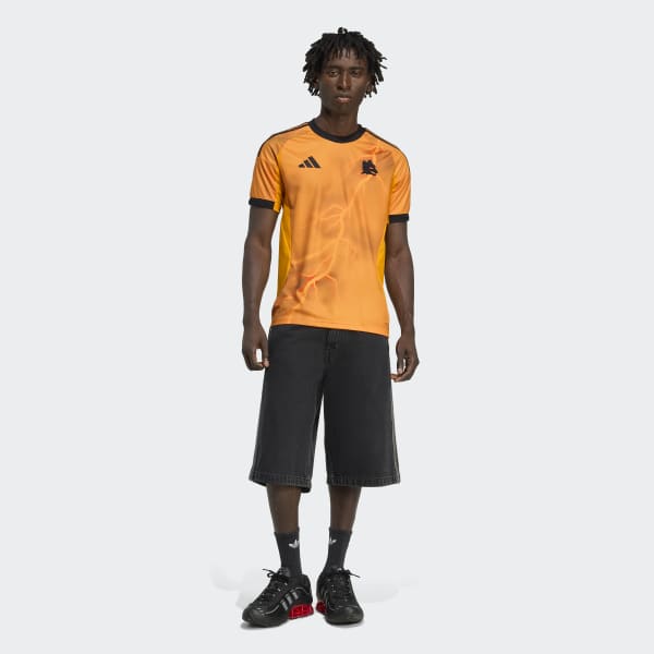 adidas AS Roma 25/26 Away Jersey - Orange | Free Shipping with