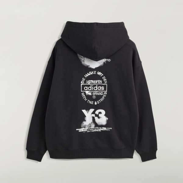 パーカー・フーディ ADIDAS Y 3 Y-3 GRAPHIC HOODIE adidas Y-3 Graphic Hoodie - Black | Free Shipping with