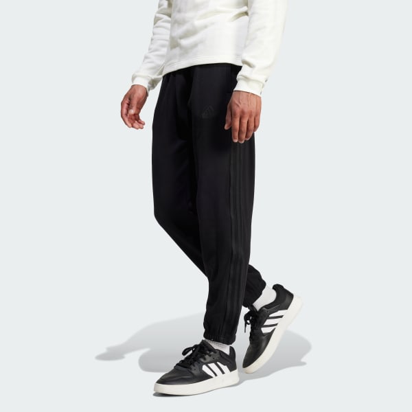 Μαύρο Brand Love French Terry Pants