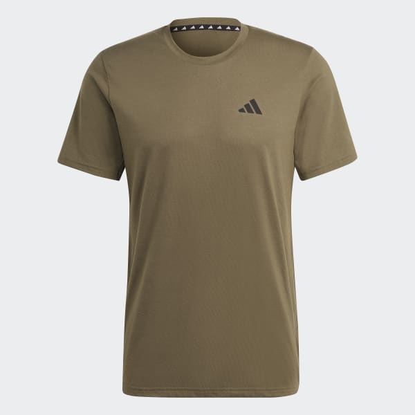 ★★Adairs★★ Train Essentials Training Philedi 3S Tee JD01 adidas Men's Train Essentials 3-Stripes T-Shirt, Black/White