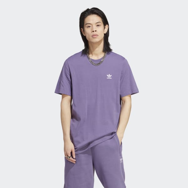 adidas TREFOIL ESSENTIALS T-Shirt Purple adidas - UK 