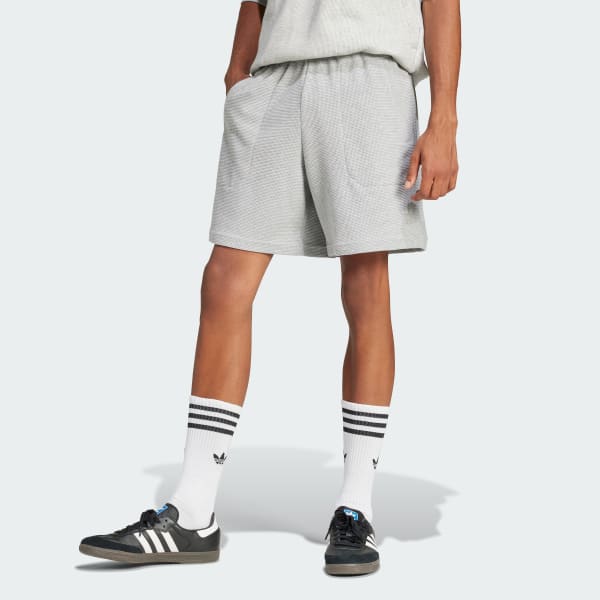 Gris Shorts Essentials Trifolio Waffle