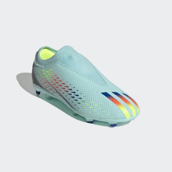 Adidas blue laceless boots clearance