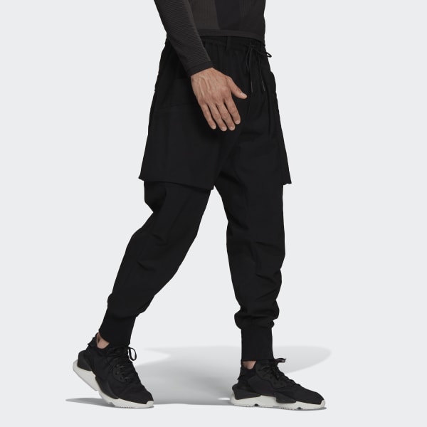 Women's Clothing - Y-3 Washed Twill Cargo Pants - Black