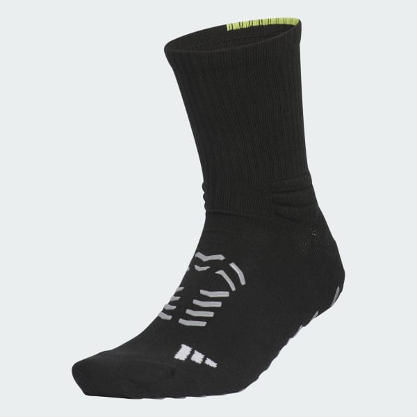 ブラック 【ゴルフ】アディゼロ クルー丈 機能ソックス