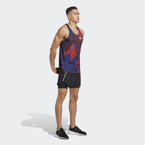 Black Adizero Singlet